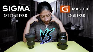 Pruebas de Rendimiento Sigma Art 24-70 vs G Master 24-70