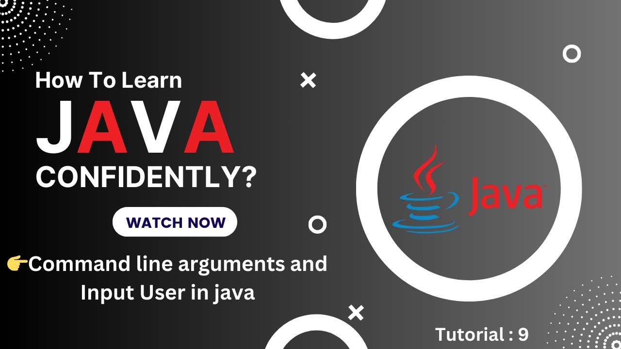 Command line arguments and Input User in java Language |Tutorial 9|#new ...