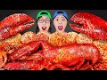 Spicy Seafood Boil Lobster Mukbang 대왕 랍스터 매운 해물찜 먹방 DONA 도나 
