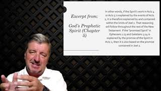 The Holy Spirit Gives Prophecy, Dreams, and Visions - God's Prophetic Spirit (Lesson #15)