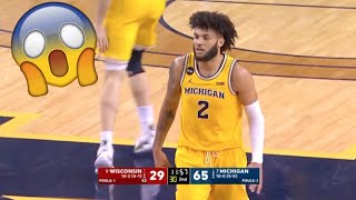 Michigan Basketball 43-6 Scoring Run vs Wisconsin | 2021 College Basketball