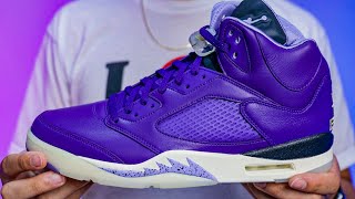 Air Jordan 5 DJ Khaled Purple F&F SAMPLE