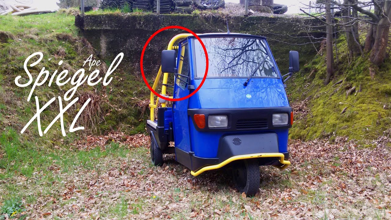 Piaggio Ape 50 Spiegel - Tuning 