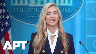 'My President… Sorry, My Husband!' Trump's New Press Secretary Has a Funny Slip | APT