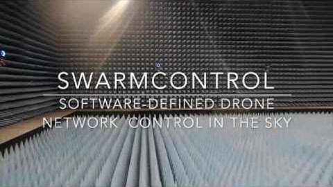 SwarmControl: An Automated Distributed Control Framework for Self-Optimizing Drone Networks