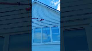 Satisfying cladding clean algae ridden siding restored to new! ✅️ exterior magic