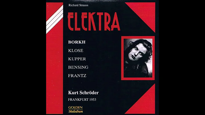 R.Strauss "Elektra" Inge Borkh/Annelies Kupper/Margarete Klose