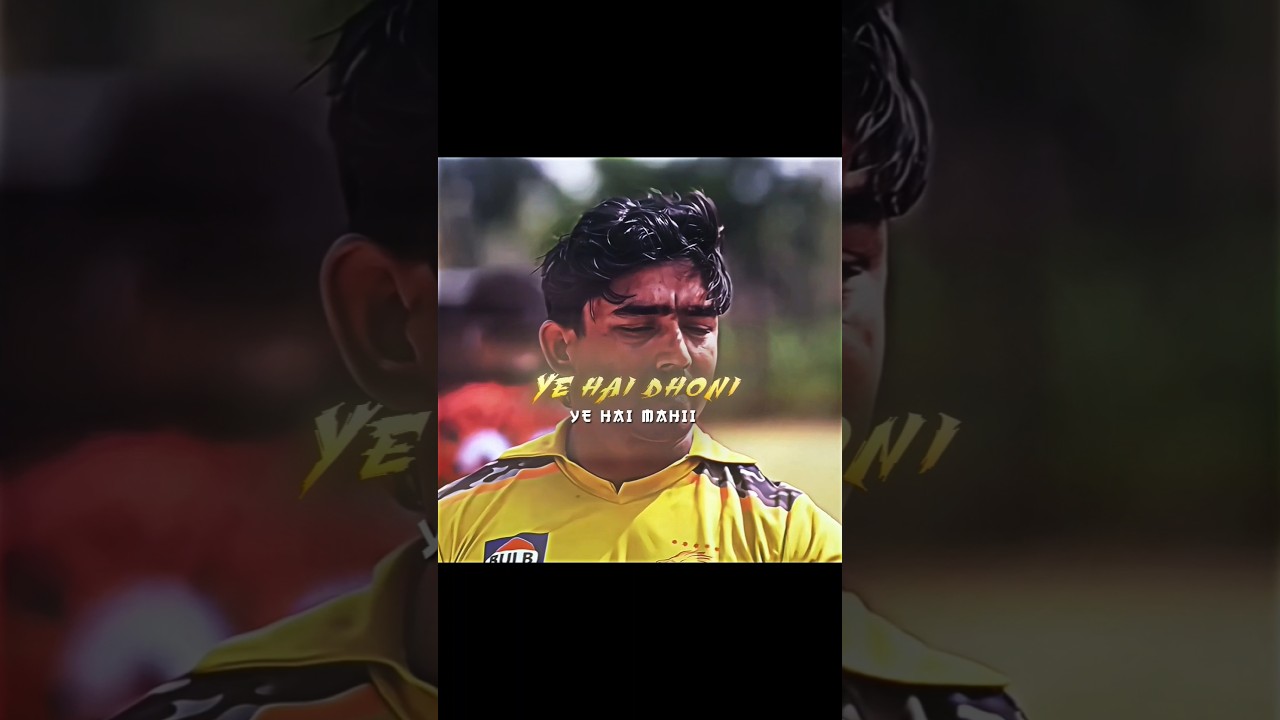 🔥 MS Dhoni Motivation Edit | Never Give Up💀