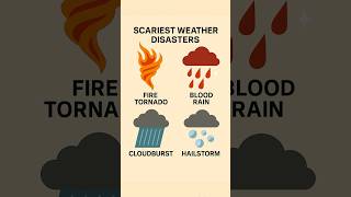 🌪️ Scariest Weather Disasters 🌧️🔥 Fire Tornado, Blood Rain, Cloudburst & Hailstorm Explained