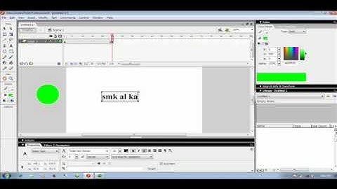 tutorial motion shape dengan macromedia flash 8