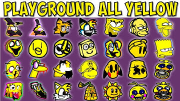 FNF Character Test | Gameplay VS My Playground | ALL Yellow Test