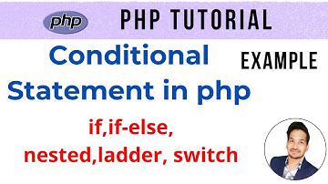 control statement in php | if else statement | php tutorial for beginners full in hindi