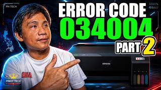 ERROR CODE 034004 all  blinking lights Epson L3110, L3210, L3150 &amp; similar model? Part 2 | 2026