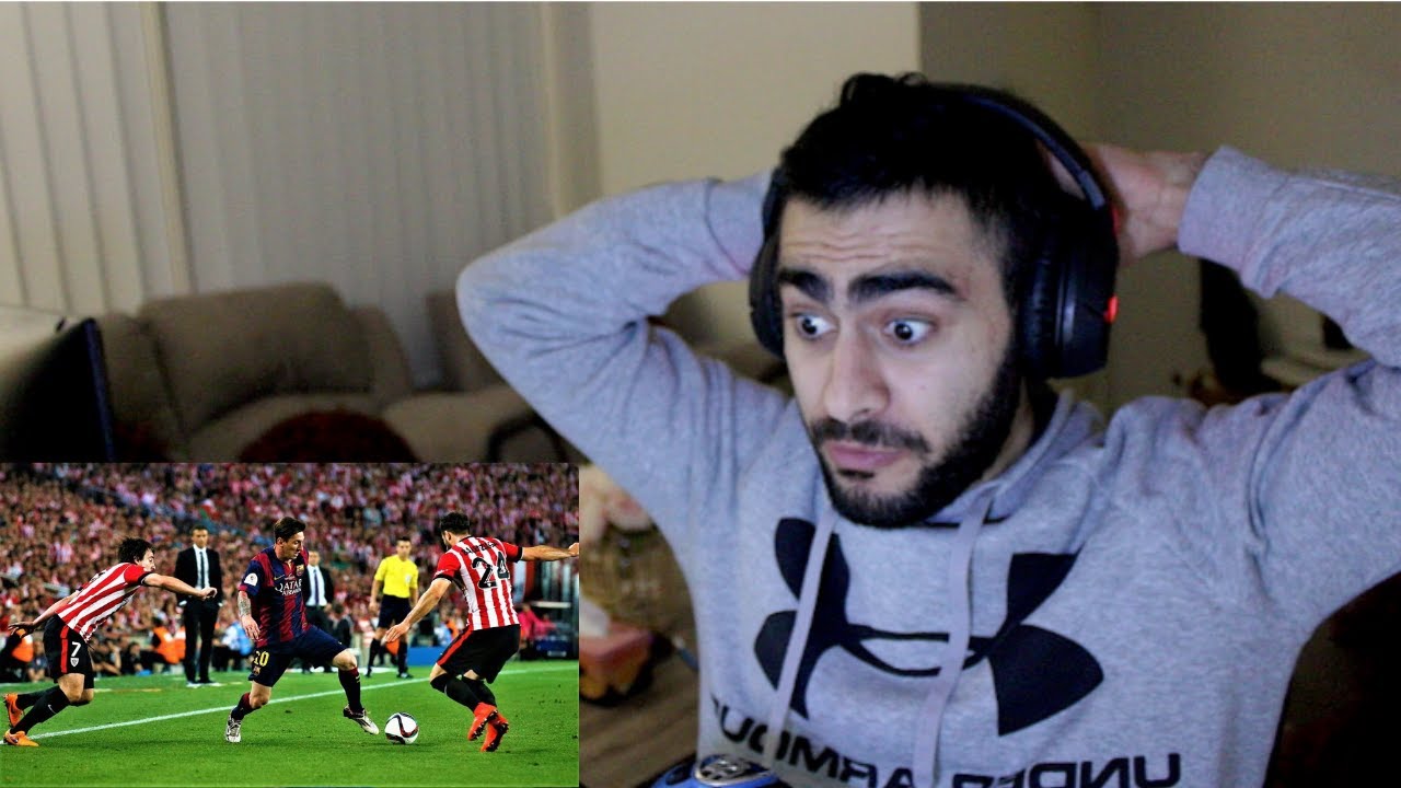 MESSI IS OFFICIALLY THE GOAT - NBA Fan Reacts To Messi Career Highlights For The First Time