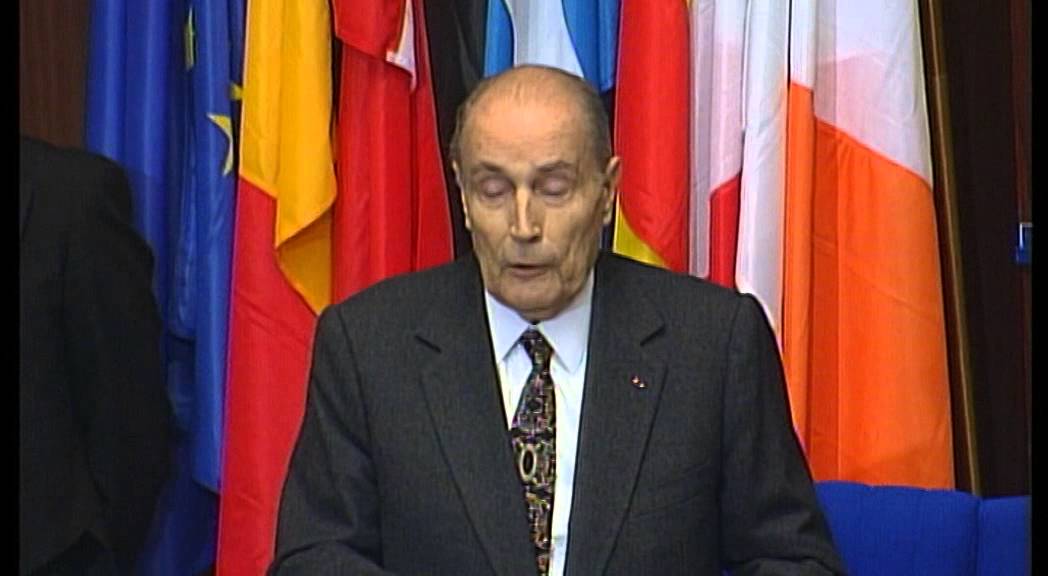 François Mitterrand au Parlement européen