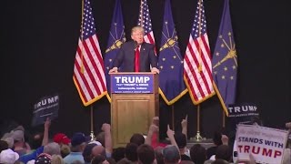 Trump holds rally at the Indiana State Fairgrounds