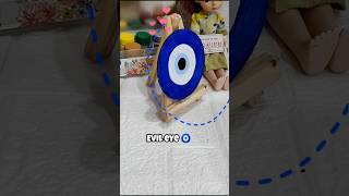Nazar-proof ho gaya setup 😌💙🧿 #evileye #diycraft #handmade #homedecor #craftideas #aesthetic