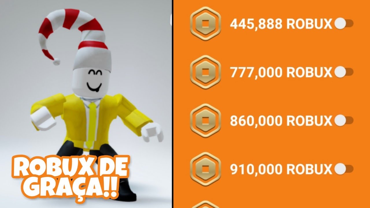 VAZOU* COMO GANHAR 10000 MIL ROBUX DE GRAÇA NO ROBLOX EM 2022