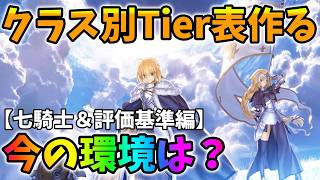 【FGO】各クラスの評価Tierを皆の意見を聞きながら作る配信(評価基準から)