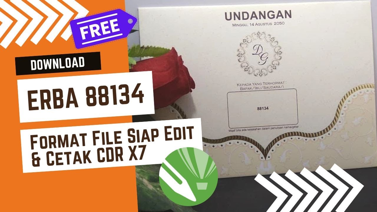 GRATIS FILE SETTING UNDANGAN BLANKO ERA BARU 88134 - YouTube