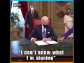 President Biden Caught On Hot Mic Saying He Does Not Know What He Is Signing, But Signs It anyway