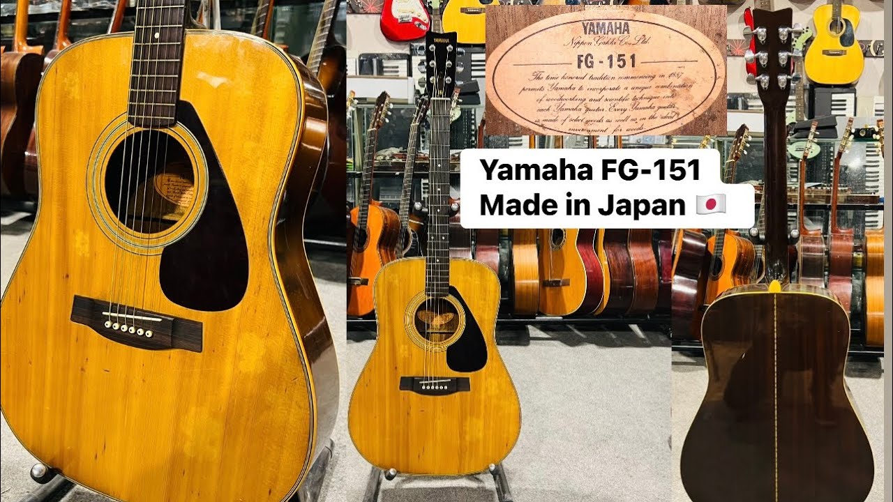 Yamaha FG-151 acoustic guitar Made in Japan 🇯🇵 ( Wilsons music