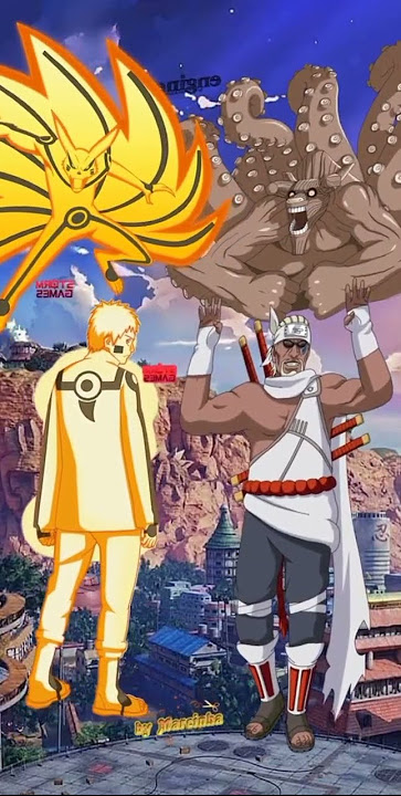 💯Naruto and Korama💯 vs all Jinjurikis💯