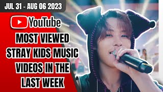 [TOP 20] MOST VIEWED STRAY KIDS MUSIC VIDEOS IN THE LAST WEEK | JULY 31 – AUGUST 06 2023