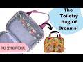 The toiletry bag pattern youve been looking for  bag sewing pattern