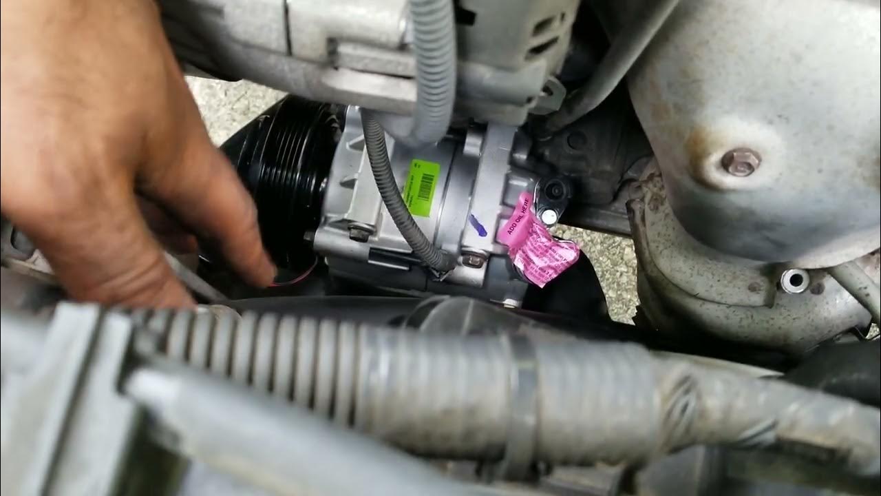 Not Step-by-step: 2011 Nissan Rogue AC Compressor Replaced - YouTube