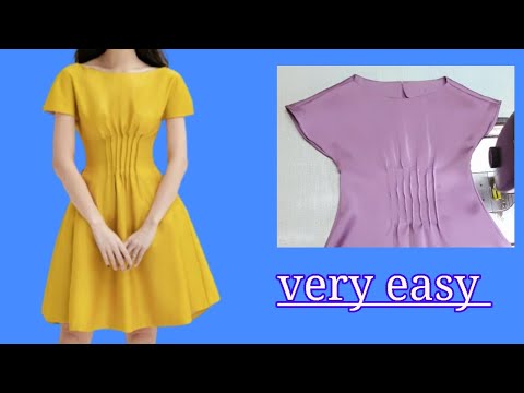 Hướng dẫn cắt may Đầm thời trang ly giữa tuyệt đẹp |dress design |le fashion |