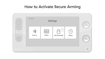 How to Activate Secure Arming - Cove