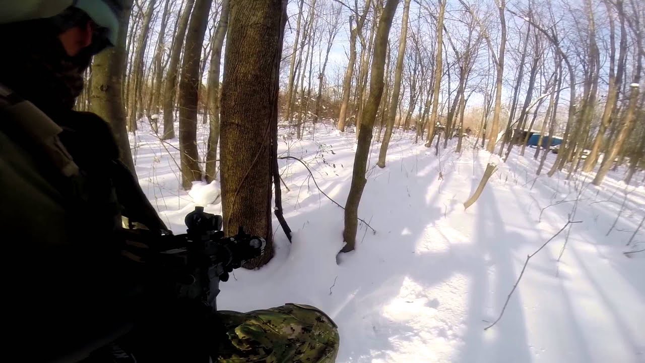 Airsoft in Snow Gameplay YouTube