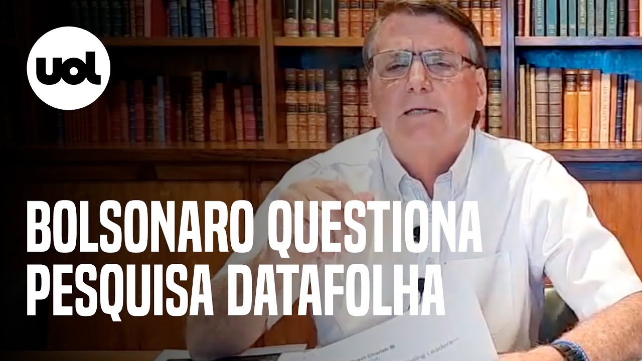 Bolsonaro põe em dúvida pesquisa Datafolha e questiona: “O que está acontecendo?” Bolsonaro põe em dúvida pesquisa Datafolha e questiona: “O que está acontecendo?”