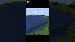 NEW Sea TNT | Minecraft TNT Experiment 1.20.1 (mod) #shorts #minecraft