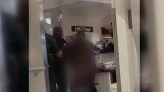 Detroit police corporal charged with assault of woman in hospital lobby