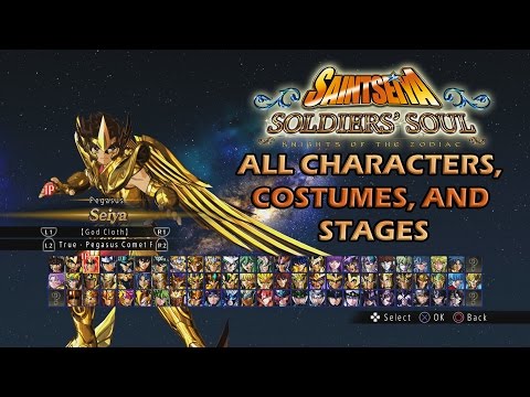 Saint Seiya: Soldiers' Soul All Characters [PS3] 