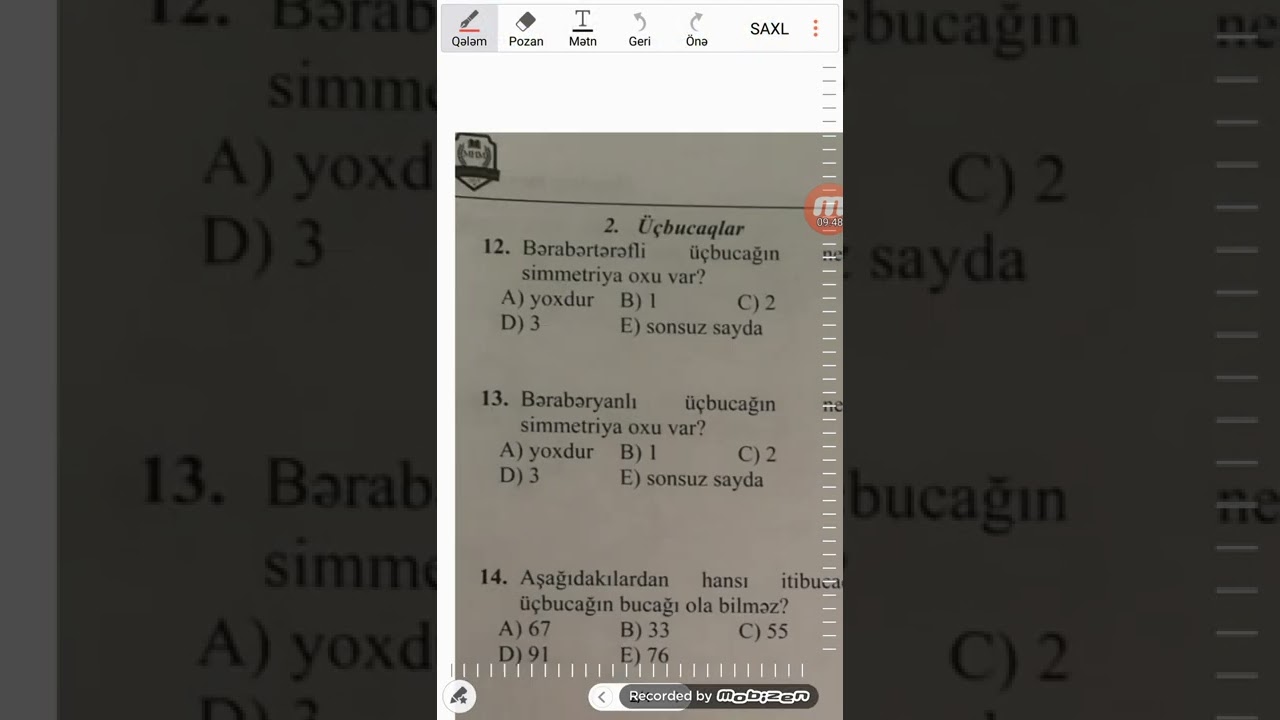 MHM.Hendese meseleleri.Esas anlayislar.Ucbucaqlar