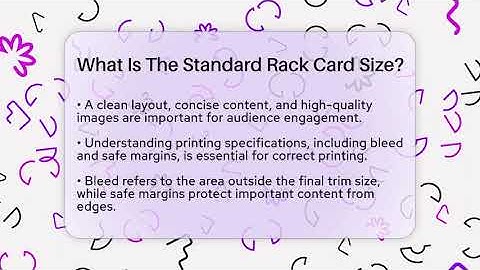 What Is The Standard Rack Card Size? - Graphic Design Nerd