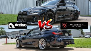 S58 Equal Length Exhaust Battle Valvetronic Vs Active Autowerke Sound Comparison