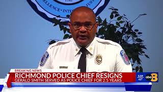 Richmond Police Chief Gerald Smith resigns
