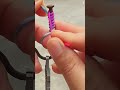 Proses mengikat tali pada kail pancing dengan teknik sampul sederhana #shorts