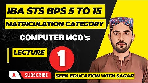 IBA STS Matriculation Category | Computer Programming Languages MCQs | IBA STS BPS 5 to 15 Matric