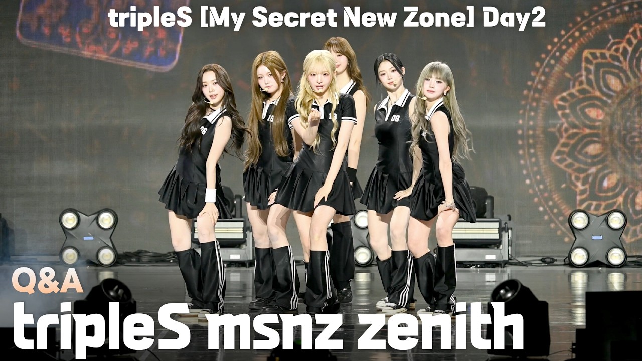 [4K] tripleS(트리플에스) msnz zenith 「Q&A」 가로 직캠 | 2026 tripleS [My Secret ...