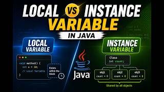 Local & Instance Variable in Java