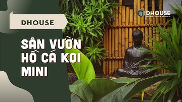 Hồ cá koi sân vườn mini | Hồ cá koi mini ngoài trời