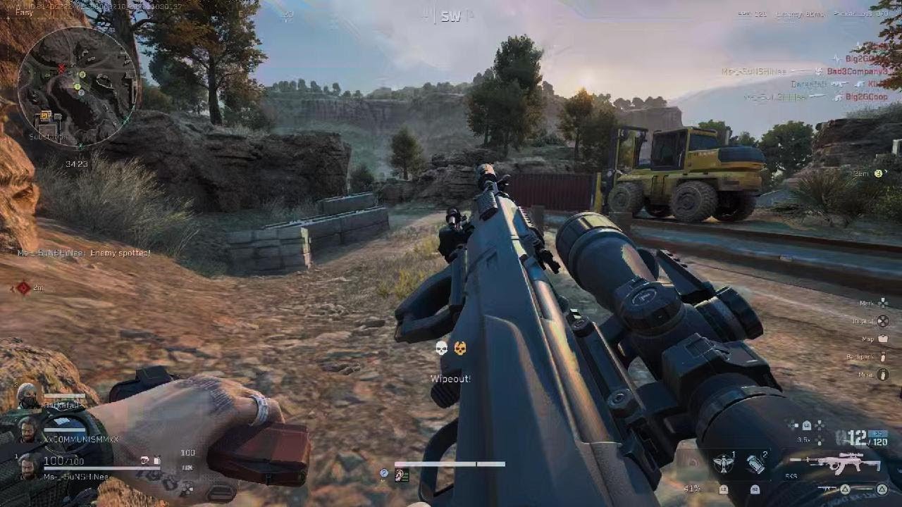 Delta Force using SKS in Layali grove