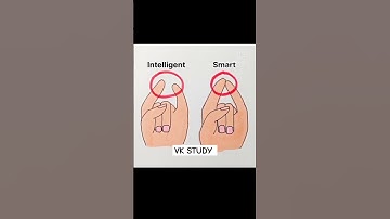 Intelegent VS Smart.. #intelligent #smart #brain #hand #fingerstyle #gkwithvk #vkedify #vvigk #gk