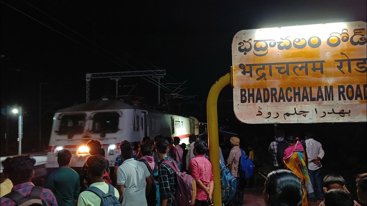 MUGR SC Exp 12746 Arriving Bhadrachalam Road Railway Station With LGD mugr-sc-exp-12746-arriving-bhadrachalam-road-railway-station-with-lgd