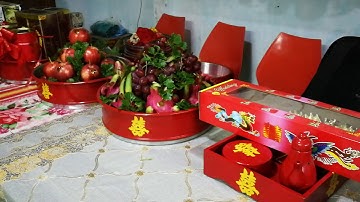 Mâm quả cưới miền Tây đẹp tự làm